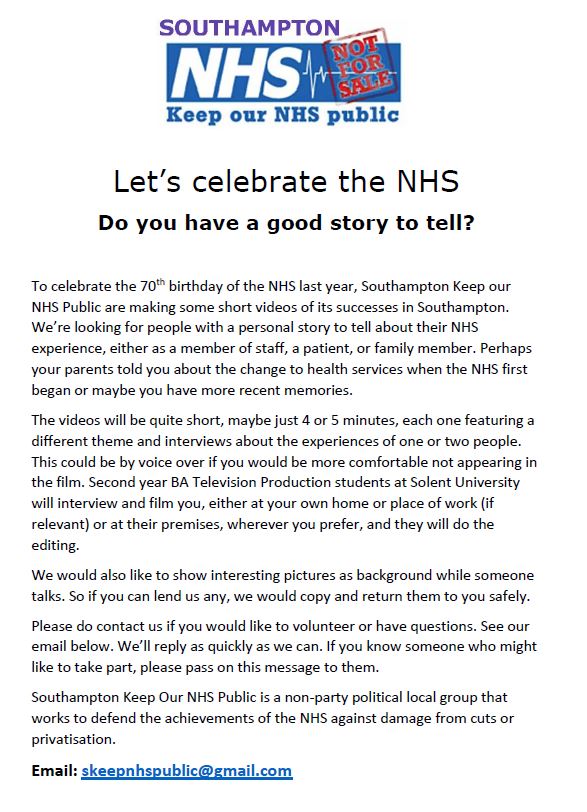 NHS story